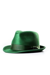 Green Hat with a Shamrock on the Side