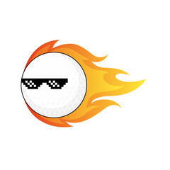 Cool and aesthetic golf ball design 