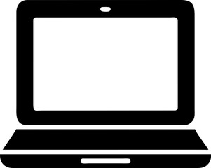 computer icon, computer icon SVG, notebook vector image, computer flat icon