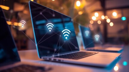 Digital Nexus: Wireless Networks Among Laptop Arrays