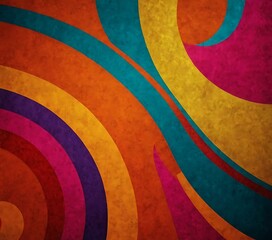 An artistic, abstract background with bold colors and dynamic patterns, creating a vibrant and eye-catching setting for creative or design-oriented products