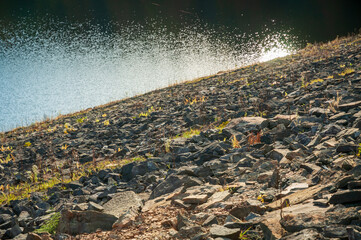 Tionesta Lake in the rugged hills of northwestern Pennsylvania