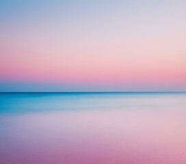 Fototapeta na wymiar Dawn gradient from soft sky blue to gentle rose pink