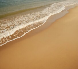 Fototapeta na wymiar Sandy beach gradient from beige to light brown