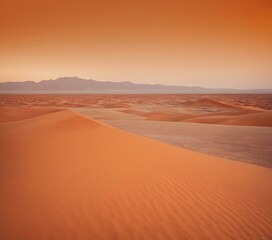 Warm gradient of desert colors from sandy beige to burnt orange