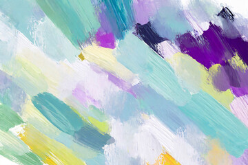 Acrylic Abstract paint brush color texture design stroke background.