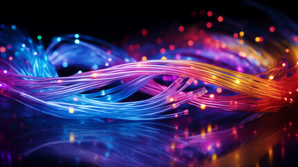 internet fiber, internet connectivity, telecommunication technology, abstract background, wallpaper, tech backdrop