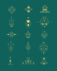 Luxury and Elegant Shape Design Set