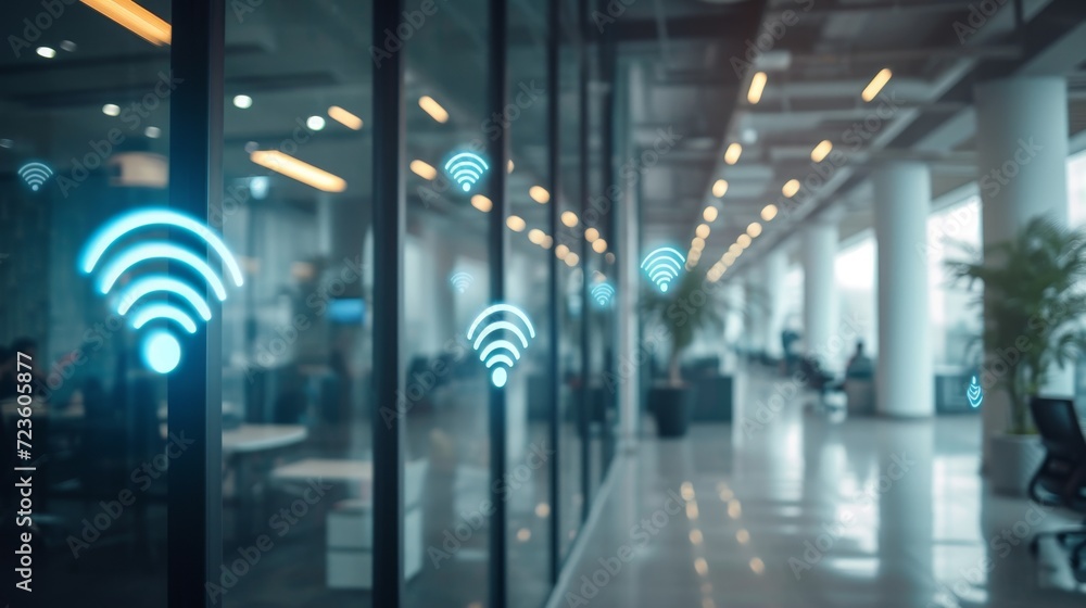 Poster tech-enabled workplace: wireless network infrastructure
