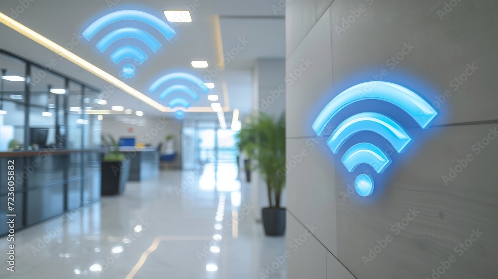 Poster tech-enabled workplace: wireless network infrastructure