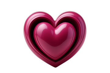 Red heart png transparent background 