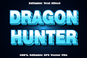 Dragon Hunter Editable Text Effect