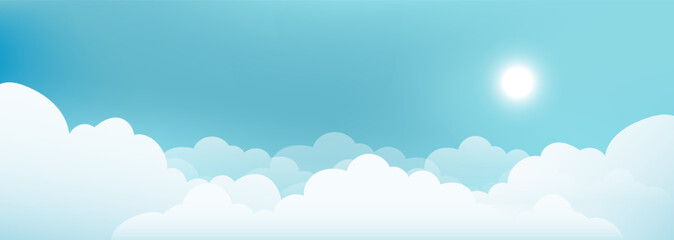 Fototapeta premium blue sky background with copy space for text