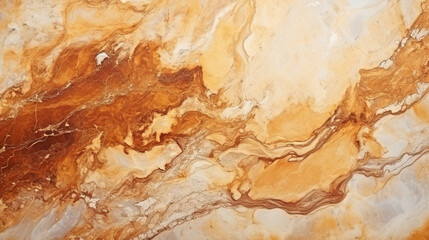 Marble ink colorful. brown background