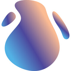 Aesthetic Gradient Abstract Blob