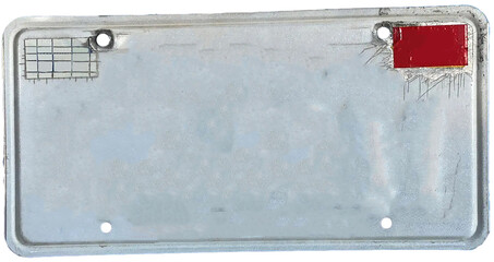 steel metal  sign plate frame vintage old 