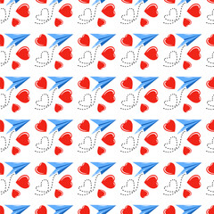 Heart Pattern Background Valentines Day
