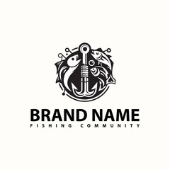 fishing community logo