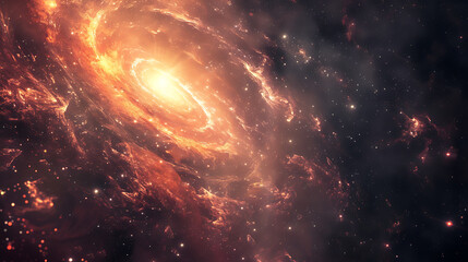 Witness the breathtaking beauty of the cosmos with this stunning 3D render capturing the birth of a...