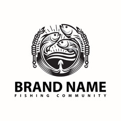 fishing community logo