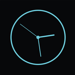 clock icon. vector