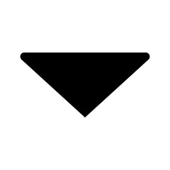 Vector solid black icon for Arrowhead