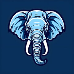cool elephant logo vector illustration
