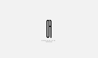 Alphabet letters Initials Monogram logo OA AO O A 