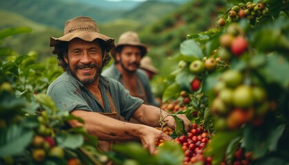 Fruit Picking in Summer: People on Plantation