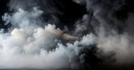 Smoke black ground fog cloud floor mist background