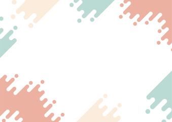 ポップな抽象的な幾何学フレーム背景
