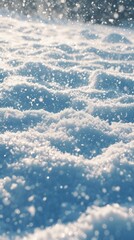 Obraz premium A Beautiful Snowy Landscape