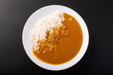 ガーリックシュリンプカレー