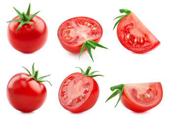 Tomato isolated on white background