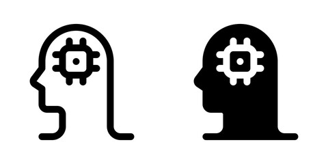 Editable artificial brain vector icon. AI technology, artificial intelligence, computer. Part of a big icon set family. Perfect for web and app interfaces, presentations, infographics, etc