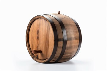 New small liquid barrel environmentally friendly. Convenient container for home wine cellar. Generate Ai