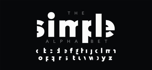 modern creative minimal alphabet small letter logo design