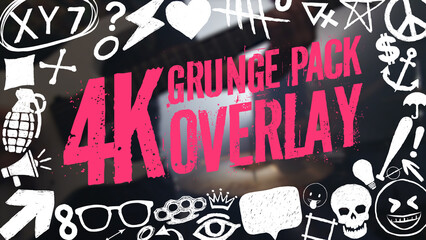 Grunge Pack Overlay - obrazy, fototapety, plakaty