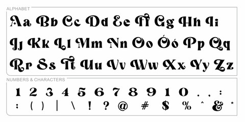 Alphabet Split Monogram, Split Letter Monogram, Alphabet Frame Font. Laser cut template. Initial monogram letters.