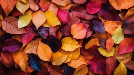 Fototapeta na wymiar colorful autumn leaves background