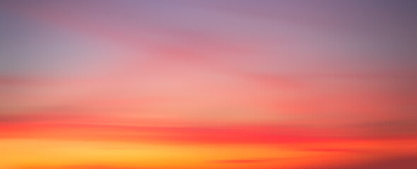 Sunset Sky Orange Cloud Sunrise Background Evening Golden Hour Blue Dawn Twilight Summer blur...