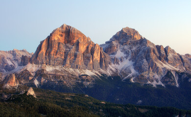 Sunrise over Mt. Pelmo, Dolomites, Italy