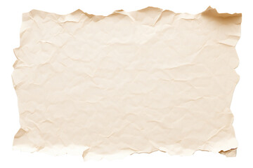 Fototapeta premium Piece of torn cardboard paper on transparent PNG background Generative Ai