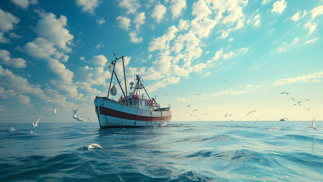 Nautical Renaissance: A Fresh Perspective on a Fishing Boat
