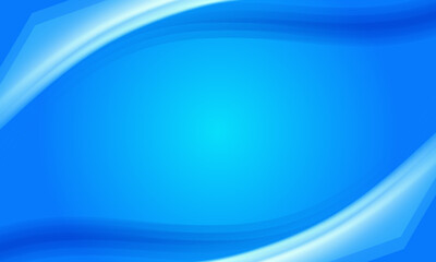 Abstract blue liquid gradient creative banner. smooth color background with copy space.