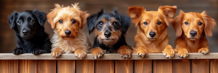 Group Cross Breed Dogs, Desktop Wallpaper Backgrounds, Background HD For Designer - obrazy, fototapety, plakaty