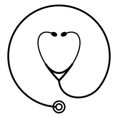 Stethoscope with Round Shape