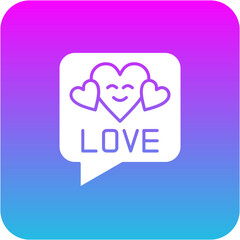 Love Message Icon
