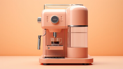 peach fuzz Coffee machine design