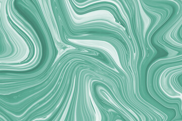 abstract green marble illustration background, liquid ink surface wave design backdrop wallpaper.